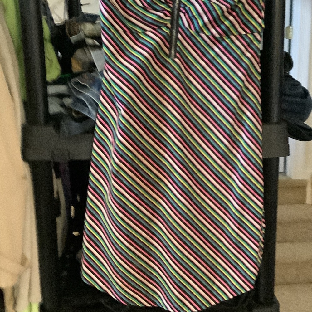 Roxy Black dress with Subtle Multicolor Accents‎